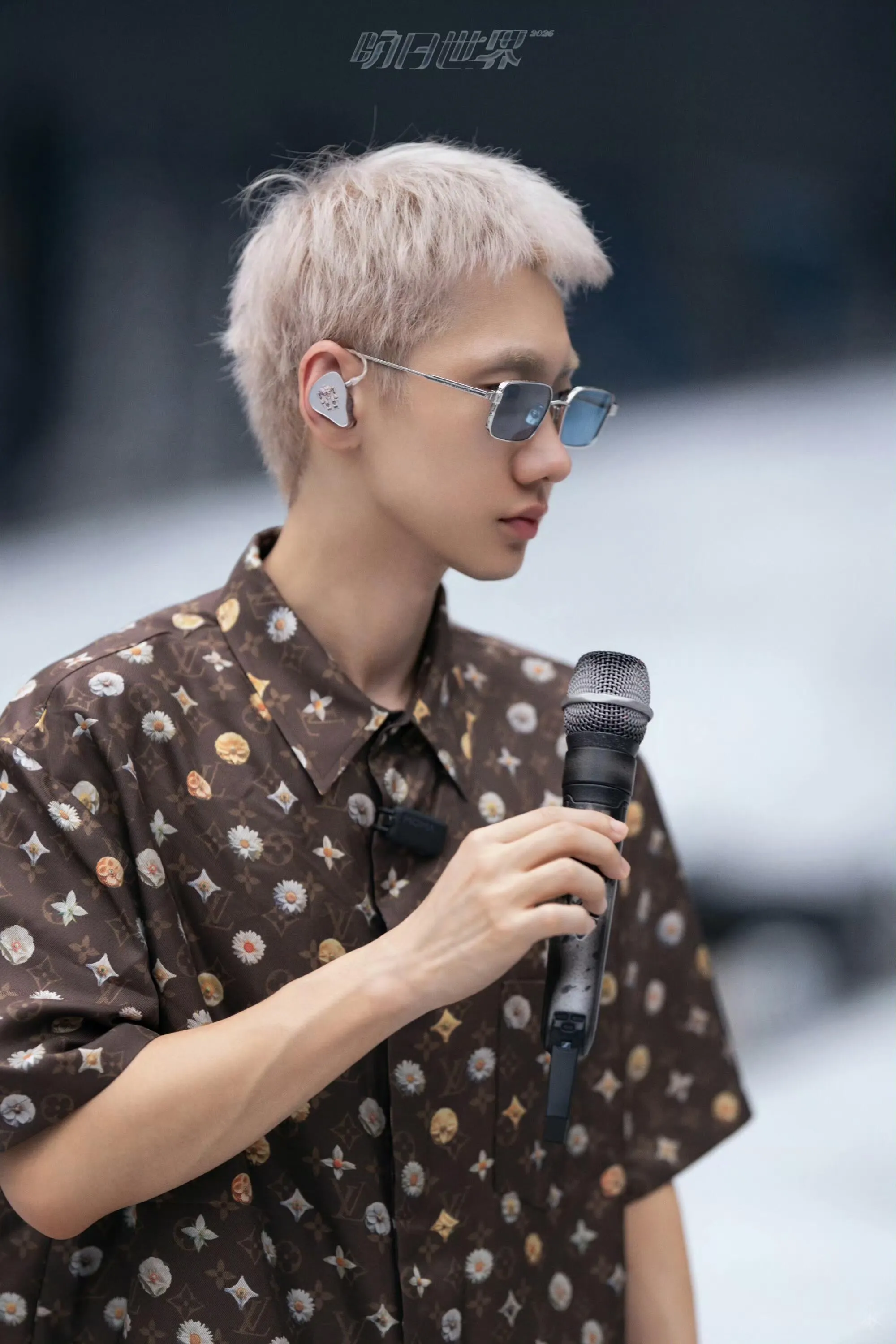 Louis Vuitton/Louis Vuitton 26ss presbyopia daisy all-print suit short-sleeved shirt